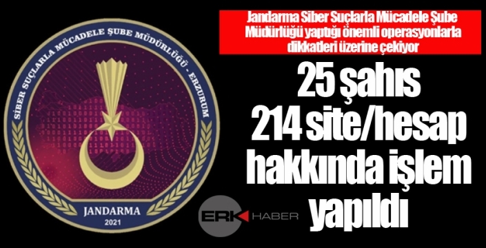 Jandarma Siber Şube göz açtırmıyor...