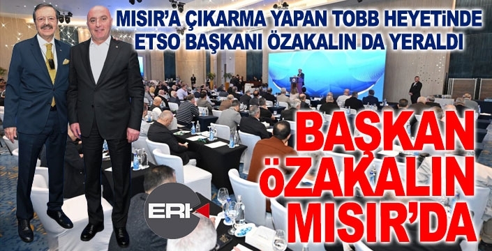 Özakalın Mısır'da temaslarda bulunuyor...