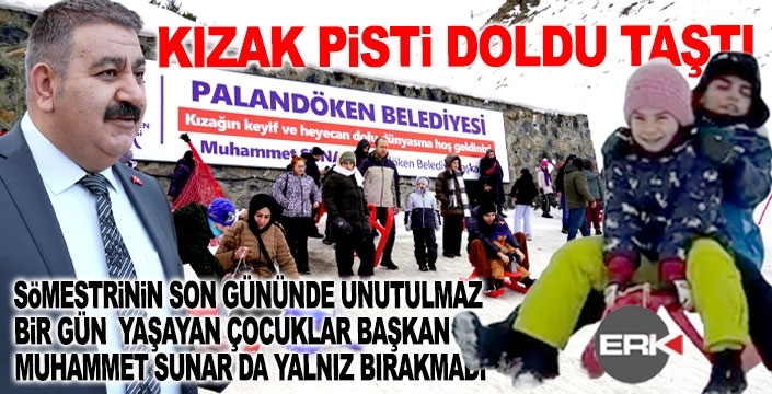 Palandöken Belediyesi’nin Kızak Pisti Şehrin Gözdesi