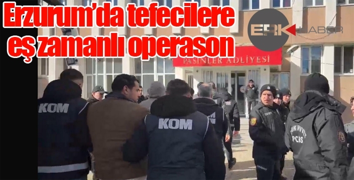 Tefecilere eş zamanlı operasyon... 6 kişi tutuklandı...