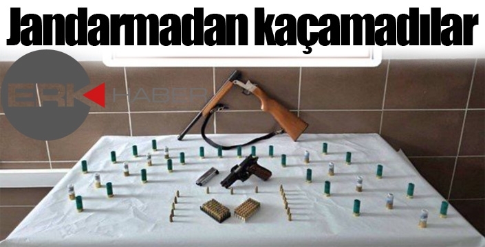 Jandarmadan kaçamadılar