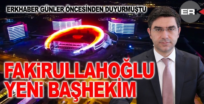 Şehir Hastanesi'nde başhekim değişti... O isim başhekim oldu...
