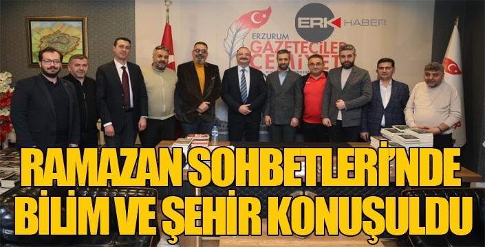 RAMAZAN SOHBETLERİ’NDE BİLİM VE ŞEHİR KONUŞULDU