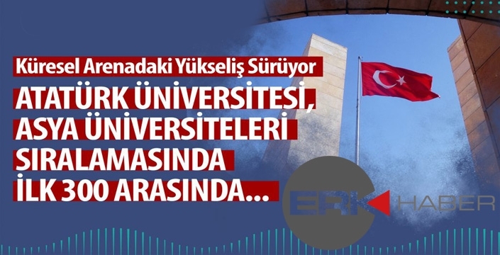 Atatürk Üniversitesi, Asya Üniversiteleri Sıralamasında İlk 300 Arasında…