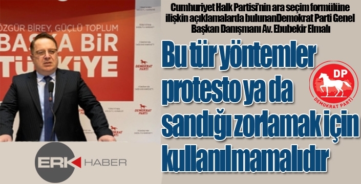 Avukat Ebubekir Elmalı: Hem hukuki hem de etik açıdan sorunlu