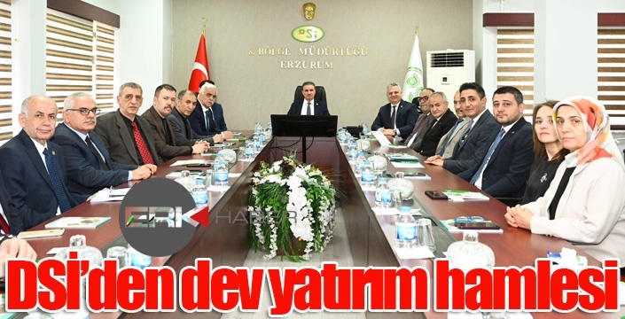 DSİ'den dev yatırım hamlesi...
