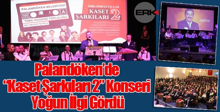 Palandöken’de “Kaset Şarkıları 2” Konseri Yoğun İlgi Gördü