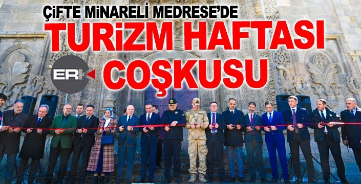 Turizm Haftası coşkusu Çifte Minareli Medrese’de yaşandı
