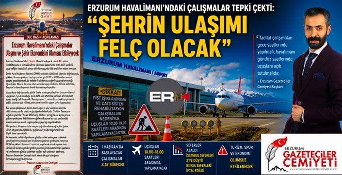 EGC’den havalimanının gündüz kapatılmasına tepki: “Şehrin Ulaşımı Felç Olacak”