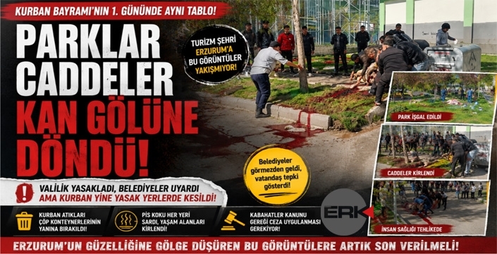 Parklar caddeler kan gölüne döndü... Belediyeler görmezden geldi.
