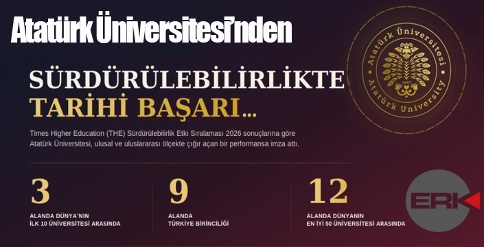 Atatürk Üniversitesi Tarih Yazdı!