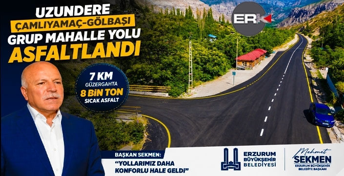 Başkan Sekmen: “Yollarımız daha konforlu hale geldi”