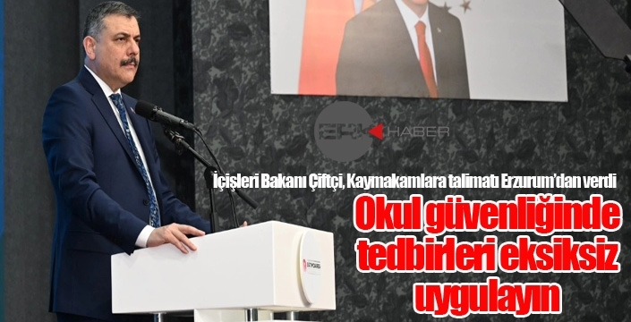 İçişleri Bakanı Çiftçi, Kaymakamlara Yönelik Hizmet İçi Eğitim Semineri”ne katıldı...
