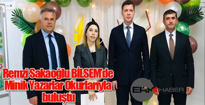 Remzi Sakaoğlu BİLSEM’de Minik Yazarlar Okurlarıyla buluştu
