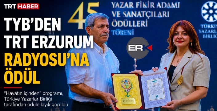 TYB’den TRT Erzurum Radyosu’na ödül