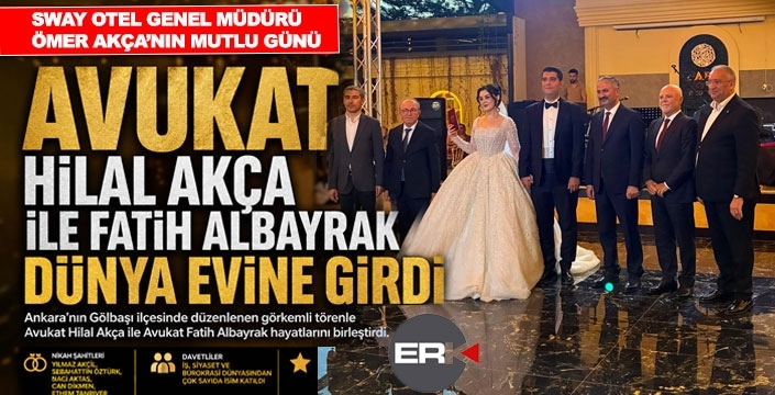 Avukat Hilal Akça ile Avukat Fatih Albayrak dünya evine girdi