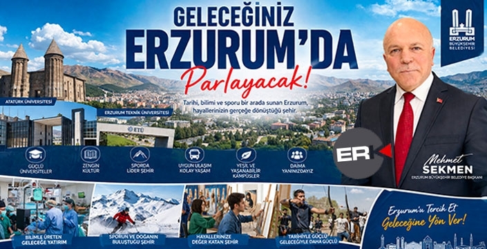 Başkan Sekmen gençlere: “Bilim ve irfanın beşiği Erzurum eğitimde de bir fırsatlar şehridir”
