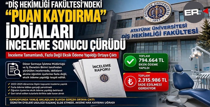 Diş Hekimliği Fakültesi'ndeki "Puan Kaydırma" İddiaları İnceleme Sonucu Çürüdü