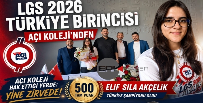 LGS Türkiye Şampiyonu AÇI KOLEJİ'nden...