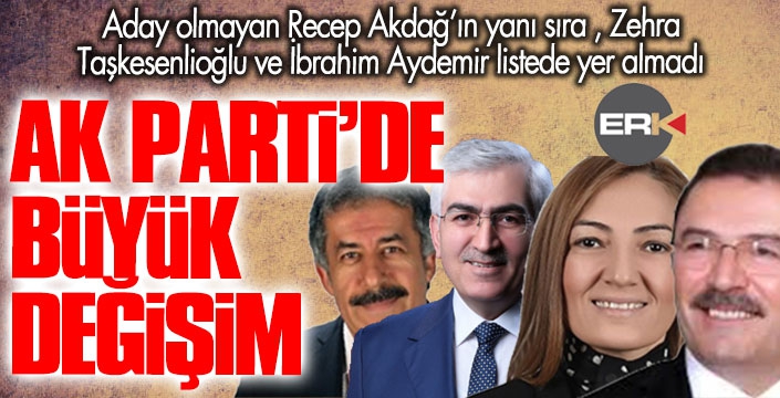 AK Parti'de büyük değişim... Sadece Altınok kaldı...
