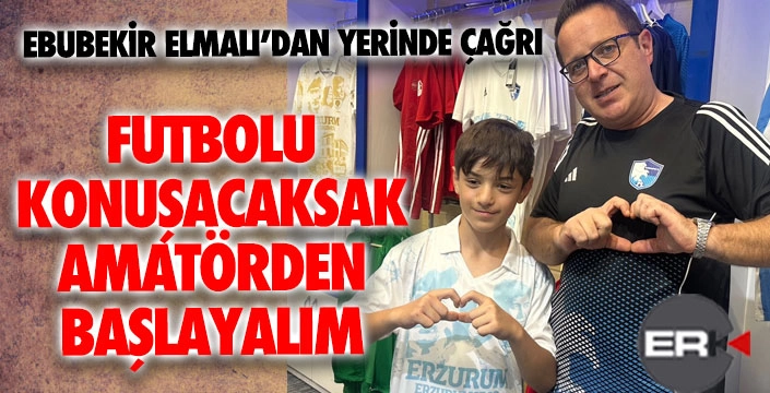 Avukat Elmalı'dan amatör kulüplere destek...