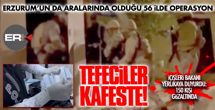 Bakan Yerlikaya duyurdu: 56 ilde 150 kişi yakalandı!