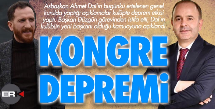 Dal konuştu, Düzgün istifa etti...