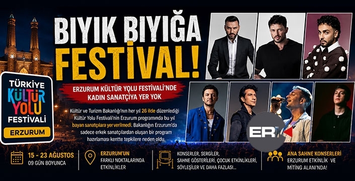 Erzurum’da “Bıyık bıyığa” festival!