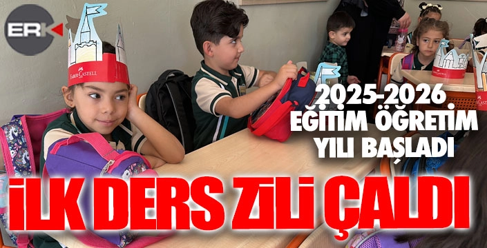 Erzurum'da ilk ders zili çaldı...