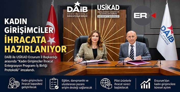 ERZURUM’DA KADIN GİRİŞİMCİLER İÇİN İHRACAT HAMLESİ