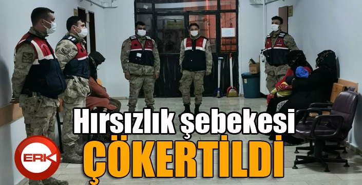 Hırsızlık şebekesi çökertildi