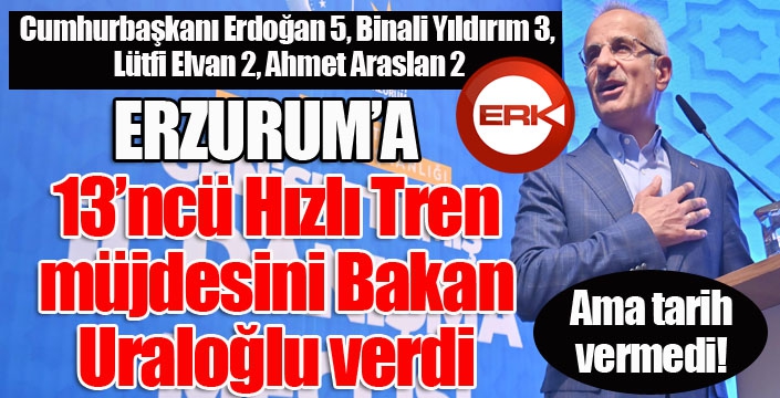 Hızlı Tren'in sözü var, tarihi yok!