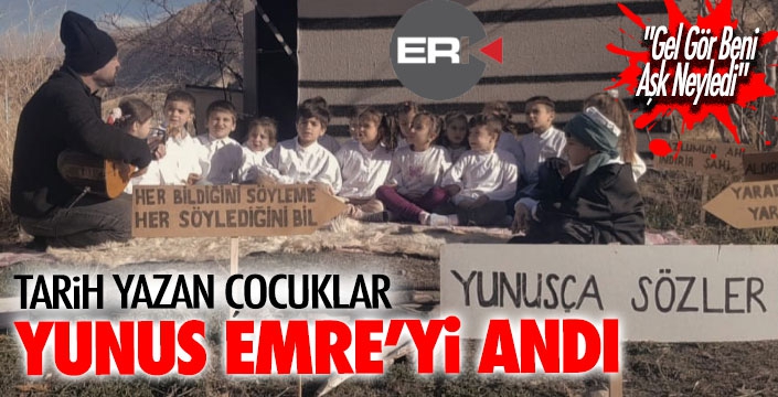 İlkokul öğrencileri Yunus Emre’yi andı