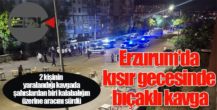 Kısır gecesinde çıkan kavgada bıçaklar konuştu: 2 yaralı...
