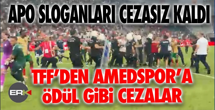 TFF'den Amedspor'a ödül gibi ceza!