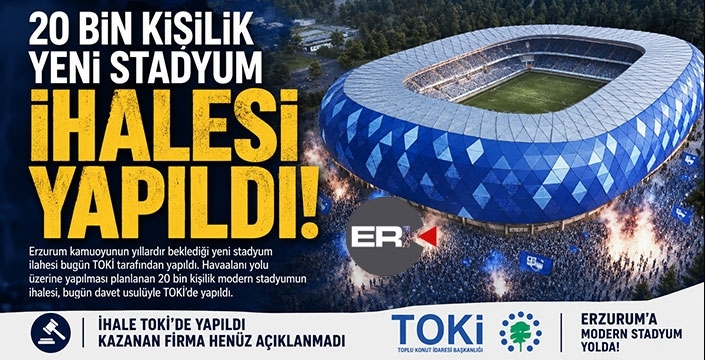 Yeni stadyumun ihalesi yapıldı...